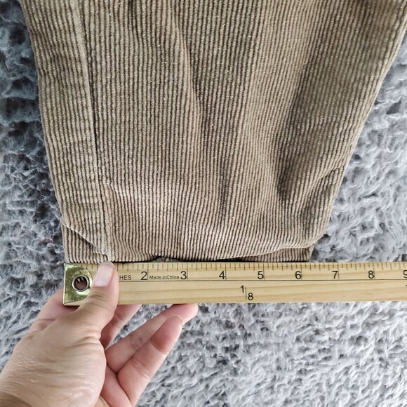 Purple Brand Jeans Mens 34x34 Brown Button Fly Corduroy Paisley Print Skinny - Picture 11 of 16